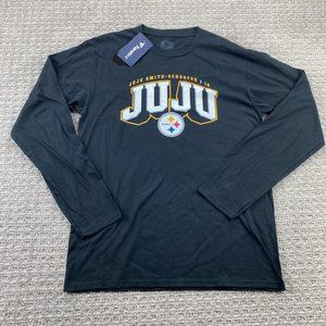Fanatics Shirt Men Medium M Black Pro Line Juju Smith Pittsburgh Steelers NEW